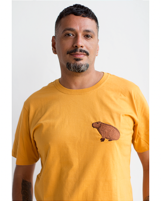 Camiseta Capivara - Coleção Fauna Brasileira