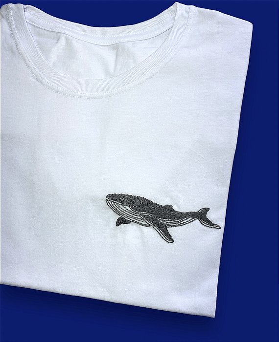 Camiseta Baleia Jubarte - Coleção Fauna Brasileira