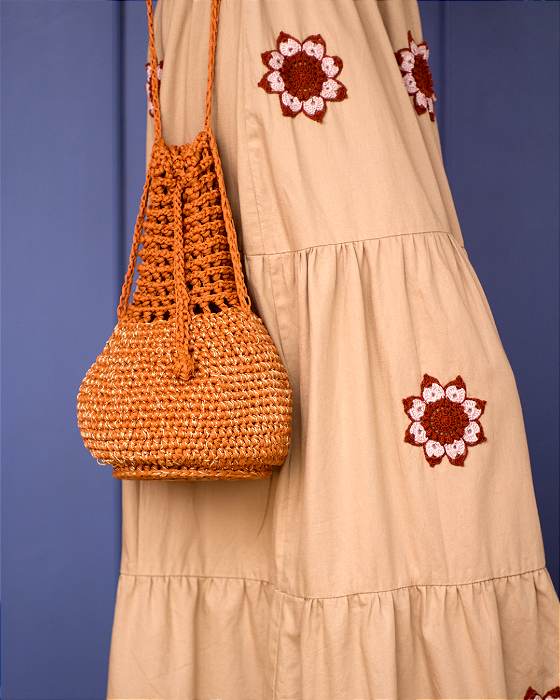 Bolsa Moringa de Crochê