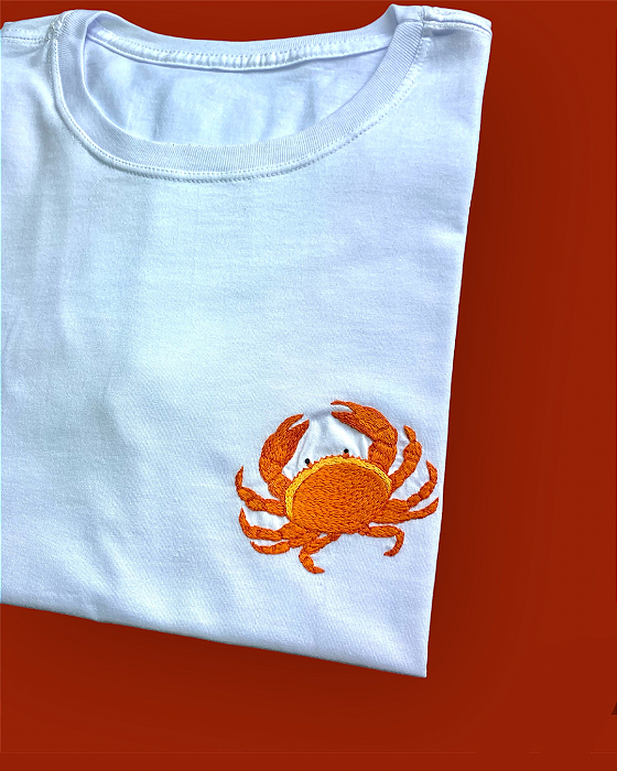 Camiseta Caranguejo - Coleção Fauna Brasileira