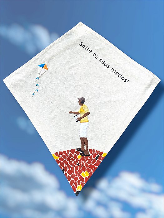 Pipa Bordada Solte os seus medos