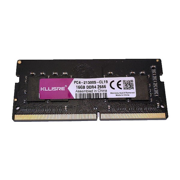 Memória DDR4 16gb Kllisre Notebook Laptop 2666