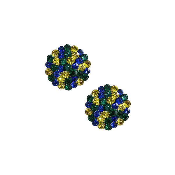 Brinco Redondo Brasil Copa Verde, Amarelo e Azul BF569