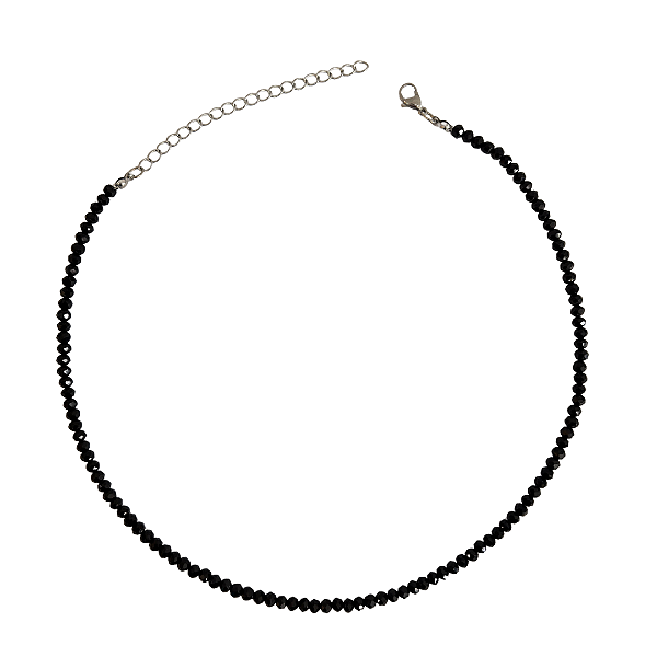 Choker Cristais Preto Feminina Gargantilha - CL181