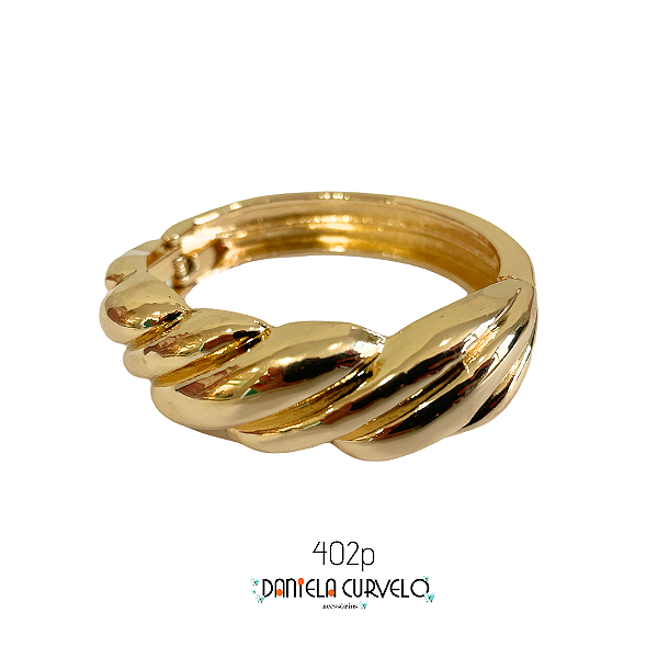 Bracelete Torcido Dourado- PS402DOURADO
