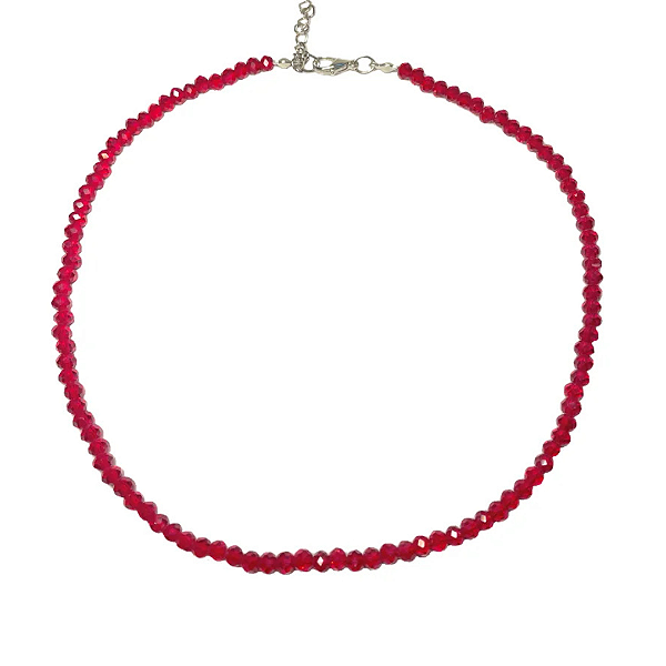 Gargantilha Cristais Marsala  - CL336