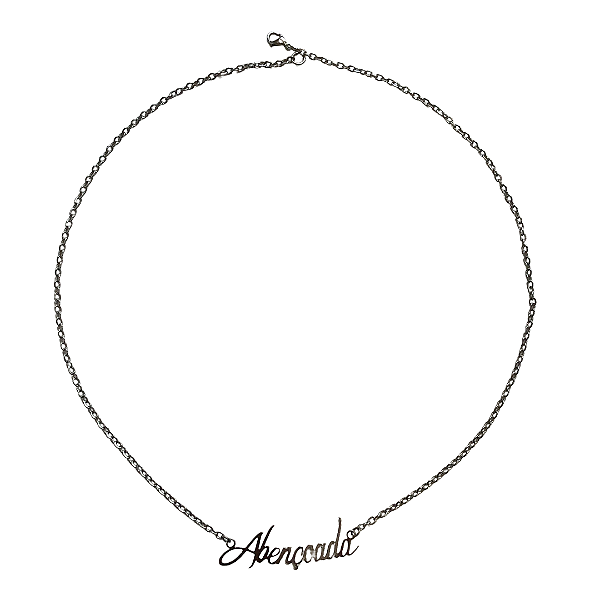 Colar Aço Prata Abençoada CL480