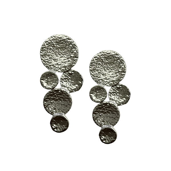 Brinco Grande de Círculos Prata BG2218