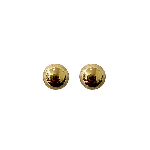 Brinco Pequeno Dourado de Aço