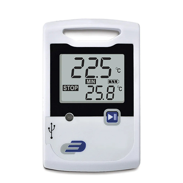 Termômetro alemão com Data Logger LOG10 temperatura interna -30+60ºC + Cabo USB Incoterm