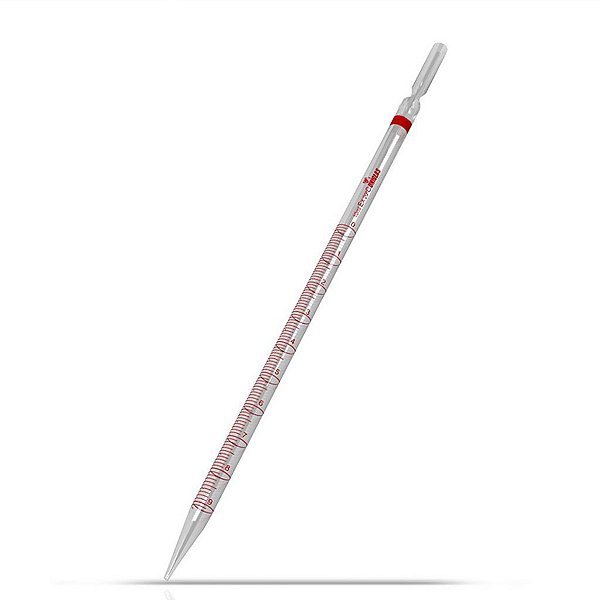 Pipeta Vidro Graduada Sorológica Cap. 20ML 1/10 Precision