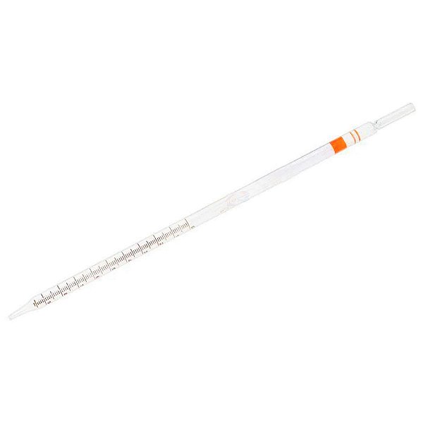 Pipeta Sorológica Descartável Capacidade 1ml Estéril Graduação 1/100 Kasvi -