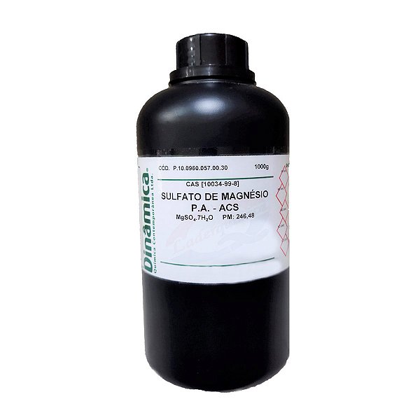 Sulfato De Magnésio (7h2o) Pa Purissimo 1000gr Dinamica