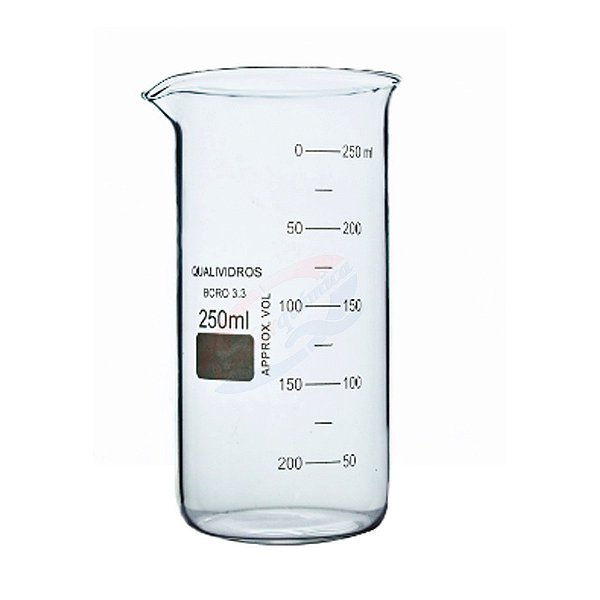 Becker Graduado 400ml Forma Alta (Berzelius) Boro 3.3 Precision