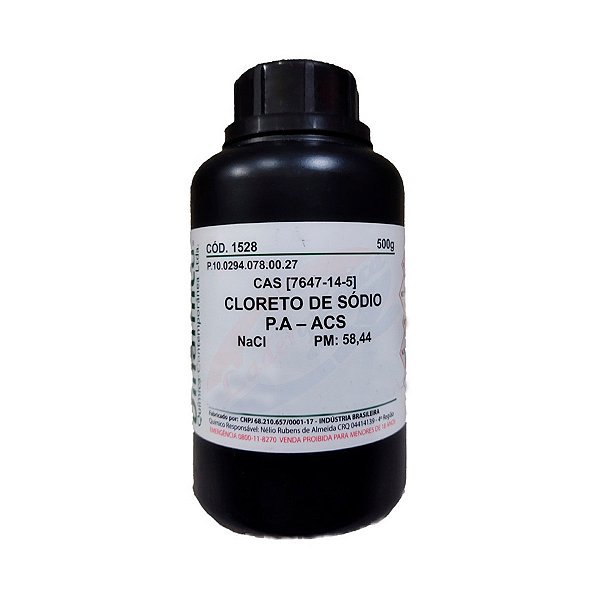 Cloreto De Sódio PA 500g Dinamica