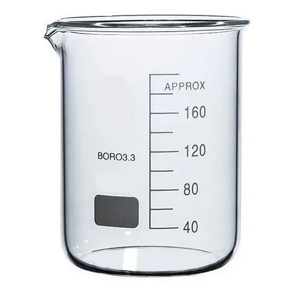 Becker Em Vidro 10ml F. Baixa Graduado Precision