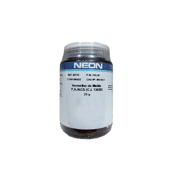 Vermelho De Metila Para Analise Acs 25gr Neon