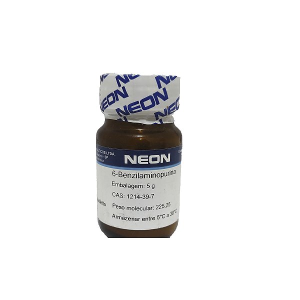 Benzilaminopurina 5g Para Uso Analítico Neon