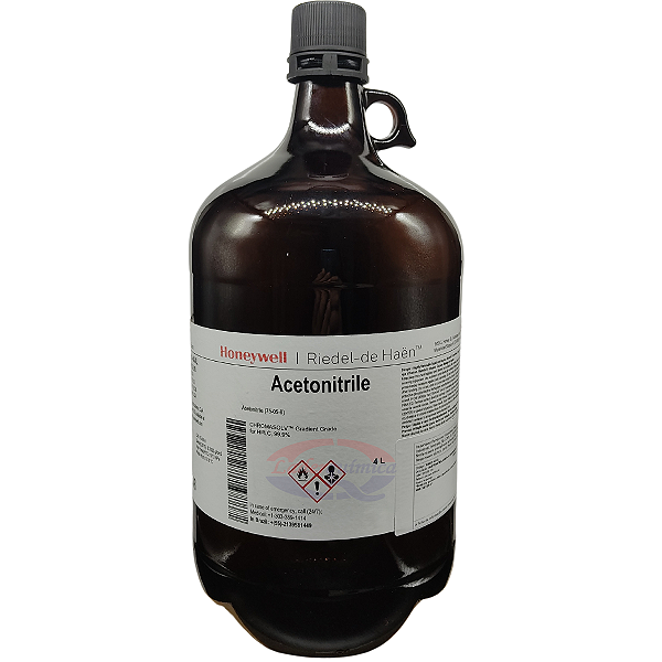 Acetonitrila 99,9 + % HPLC Gradiente Chromasolv 4L Riedel