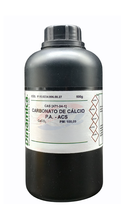 Carbonato De Cálcio P.A.ACS 500g Dinâmica