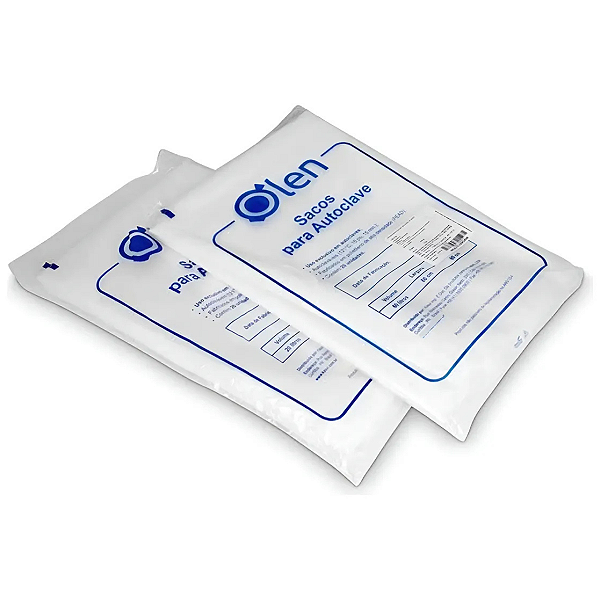 Saco Plástico Para Autoclave 20 Litros 40 x 60cm Pct C/20 Unids. Cralplast