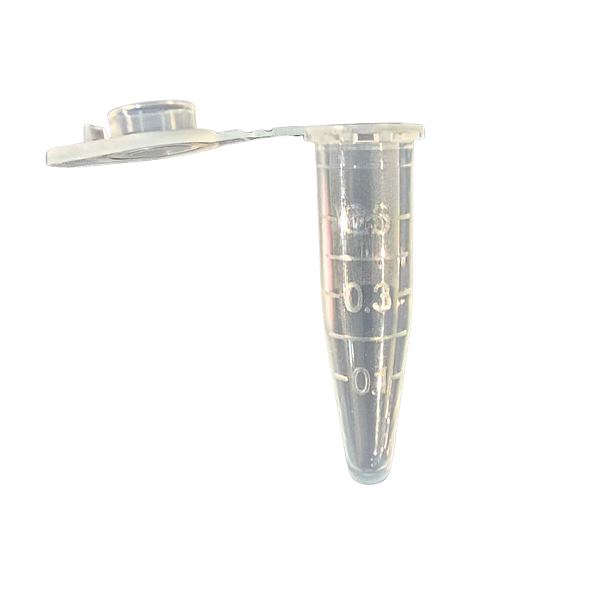 Microtubo De Centrifugação 0,5 Ml Transparente 1000 Un Gene