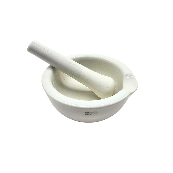 Gral Com Pistilo Em Porcelana Cap. 305ml diâm. 130mm