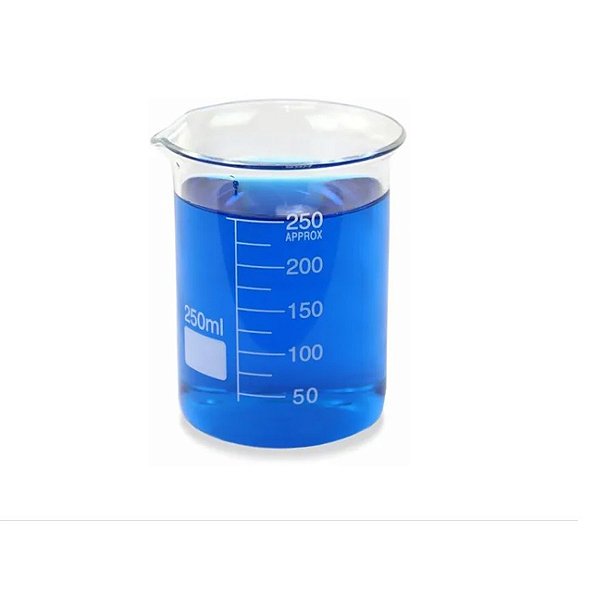 Becker Em Vidro 250ml F. Baixa Graduado Uniglas