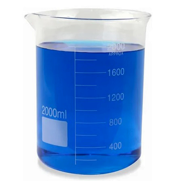 Becker Em Vidro 2000ml F. Baixa (Griffin) Graduado Uniglas