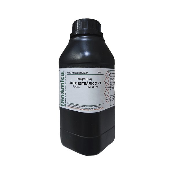 Ácido Esteárico PA 500g Dinamica