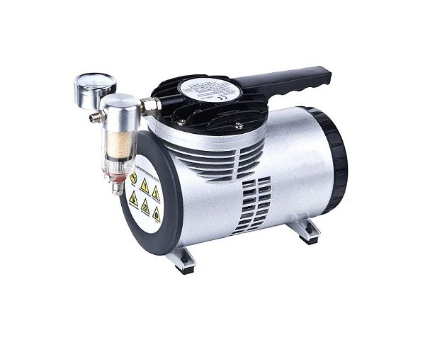 Bomba De Vácuo Tipo Membrana 1/4hp Fluxo De Ar De 65-68L/Min Bívolt -