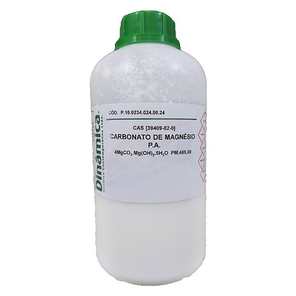 Carbonato De Magnésio PA 250g (Hidrocarbonato) Dinamica
