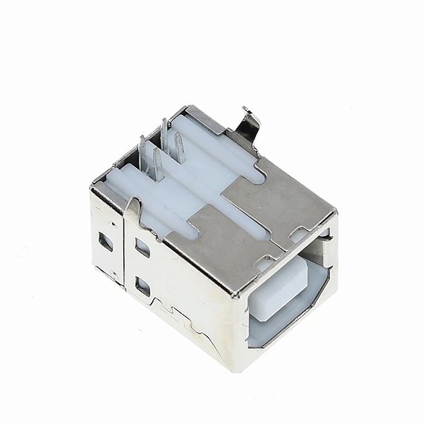 Conector Usb Tipo B Fêmea 90° Para Impressora