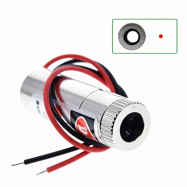 Modulo Laser A Croce 650nm 3-5V Con Regolazione Fuoco E Portabatterie AA – Per Posizionamento E Marcatura Industriale