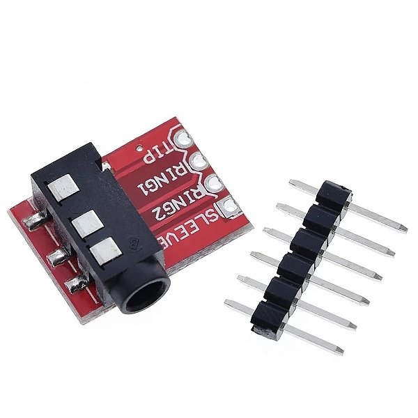 Conector De Áudio 3,5mm Jack Trrs