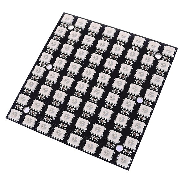 Ws2812 Matriz De Led 5050 Rgb 8x8 Endereçável 64bits