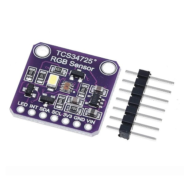 Módulo Sensor De Cor Rgb Com Filtro Ir Tcs34725