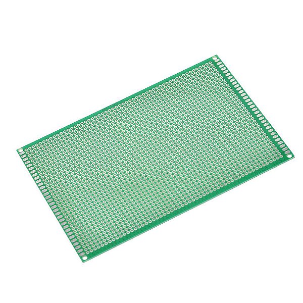 Placa Universal Pcb Perfurada Lado Único 10x15cm Estanhada