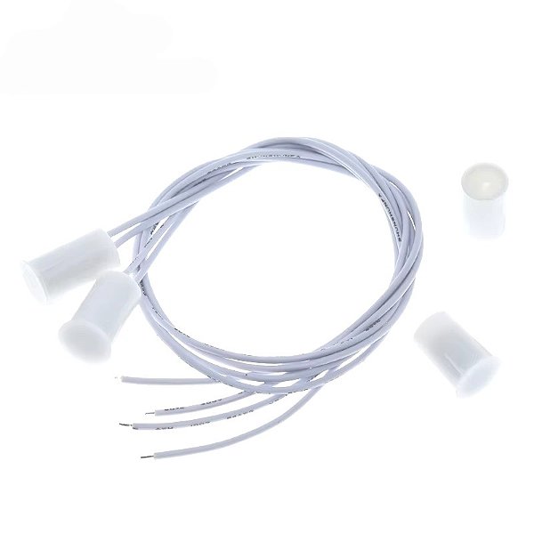 Sensor Magnético Com Fio De Embutir porta