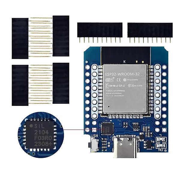 Esp32 D1 Mini Cp2104 Esp-wroom-32 Usb C