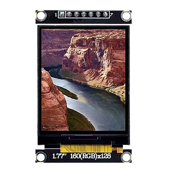Display Lcd Tft Colorido Rgb 1.77 Pol 160x128 Cores Vivas