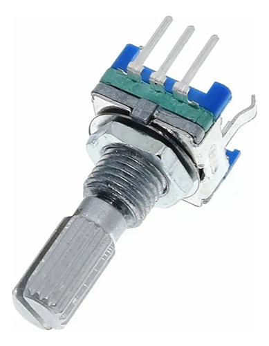 10 Encoder Rotativo com Chave 5 Terminais Potenciômetro Ec11