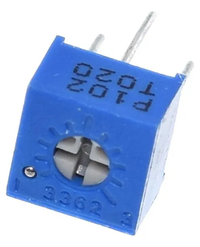 5 Potenciômetro Trimpot 3362P 10K Tipo B Quadrado