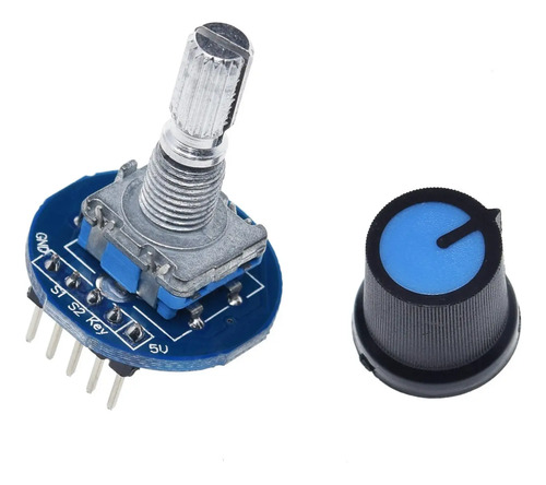 5 Módulo Encoder Rotativo com Chave 5 Terminais Ec11