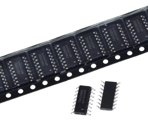 50 Ci 74Hc595D Registrador de Deslocamento 8 Bits Smd
