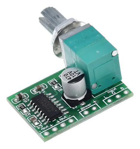 30 Mini Amplificador Digital Pam8403 5V com Controle Volume 3 W