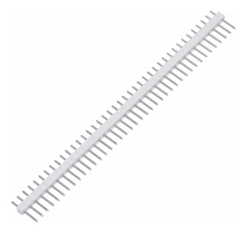 5 Conector Barra de Pinos Macho Arduino 180º Branco