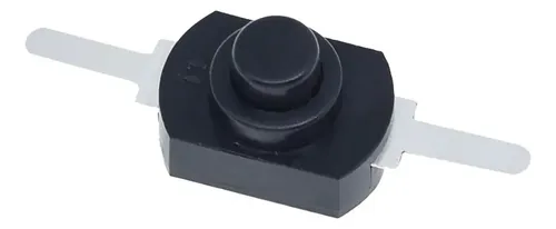 10 Mini Interruptor DC 1208Yd Preto com Trava