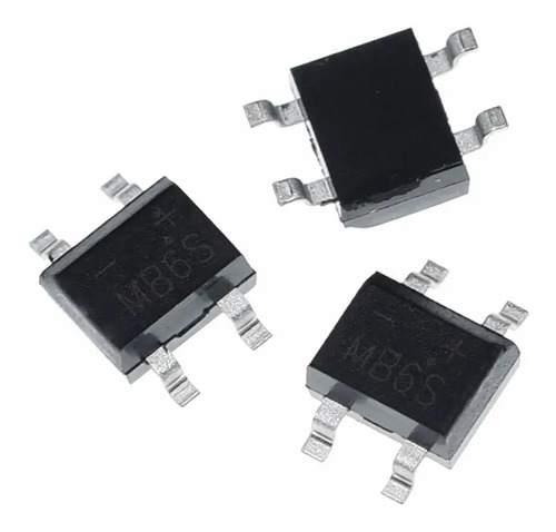 5X Ponte Retificadora Mb6S Ponte de Diodo Mb6S
