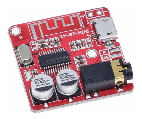 5X Placa Bluetooth 4.1 Receptor Áudio Mp3 Estéreo P2